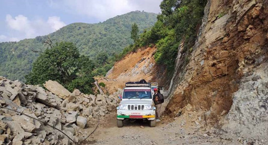 नारायणगढ-मुग्लिनको विकल्प: शक्तिखोर-फिस्लिङ सडक अन्तिम चरणमा